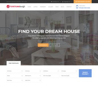 Mẫu Website Bất Động Sản - WDBDS - 15